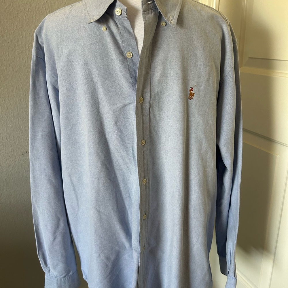 Polo by Ralph Lauren Men's Blue Shirt